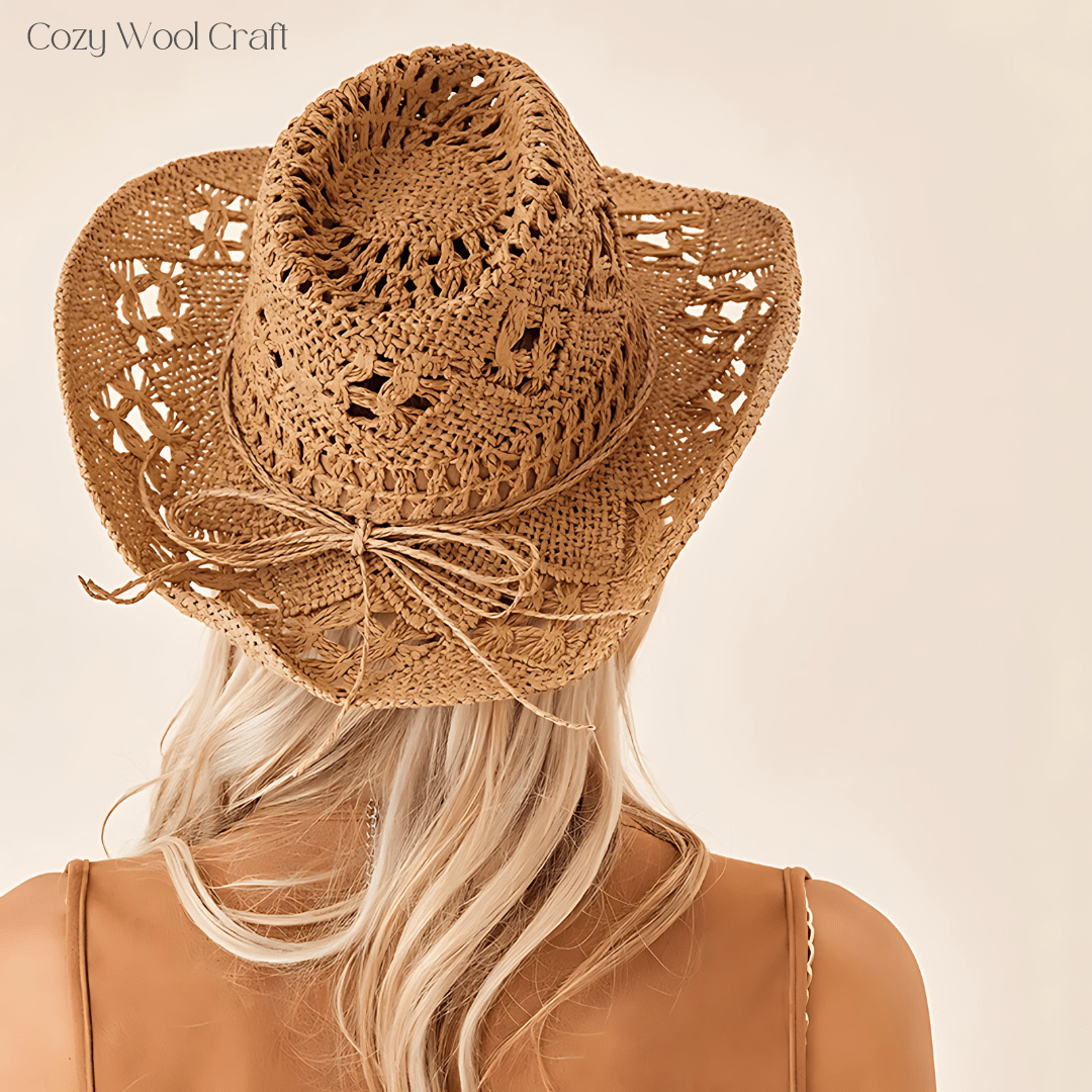 Averyy's Cowgirl Strohhut - Cozy Wool Craft