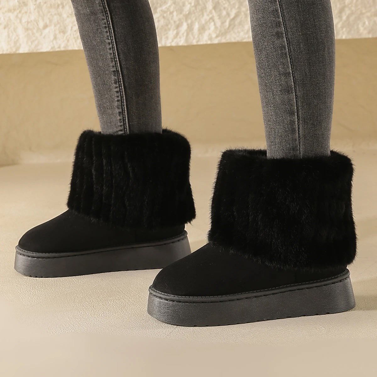 Furryy Fluff Boots - Cozy Wool Craft