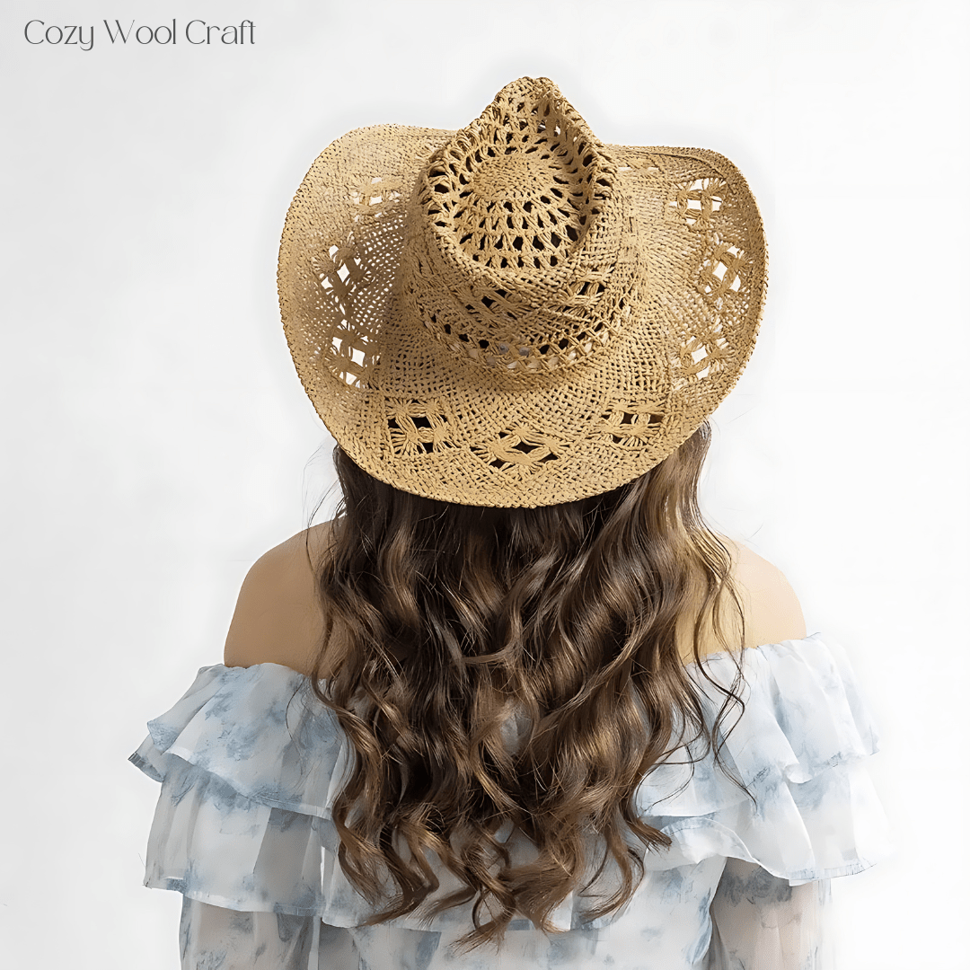Averyy's Cowgirl Strohhut - Cozy Wool Craft