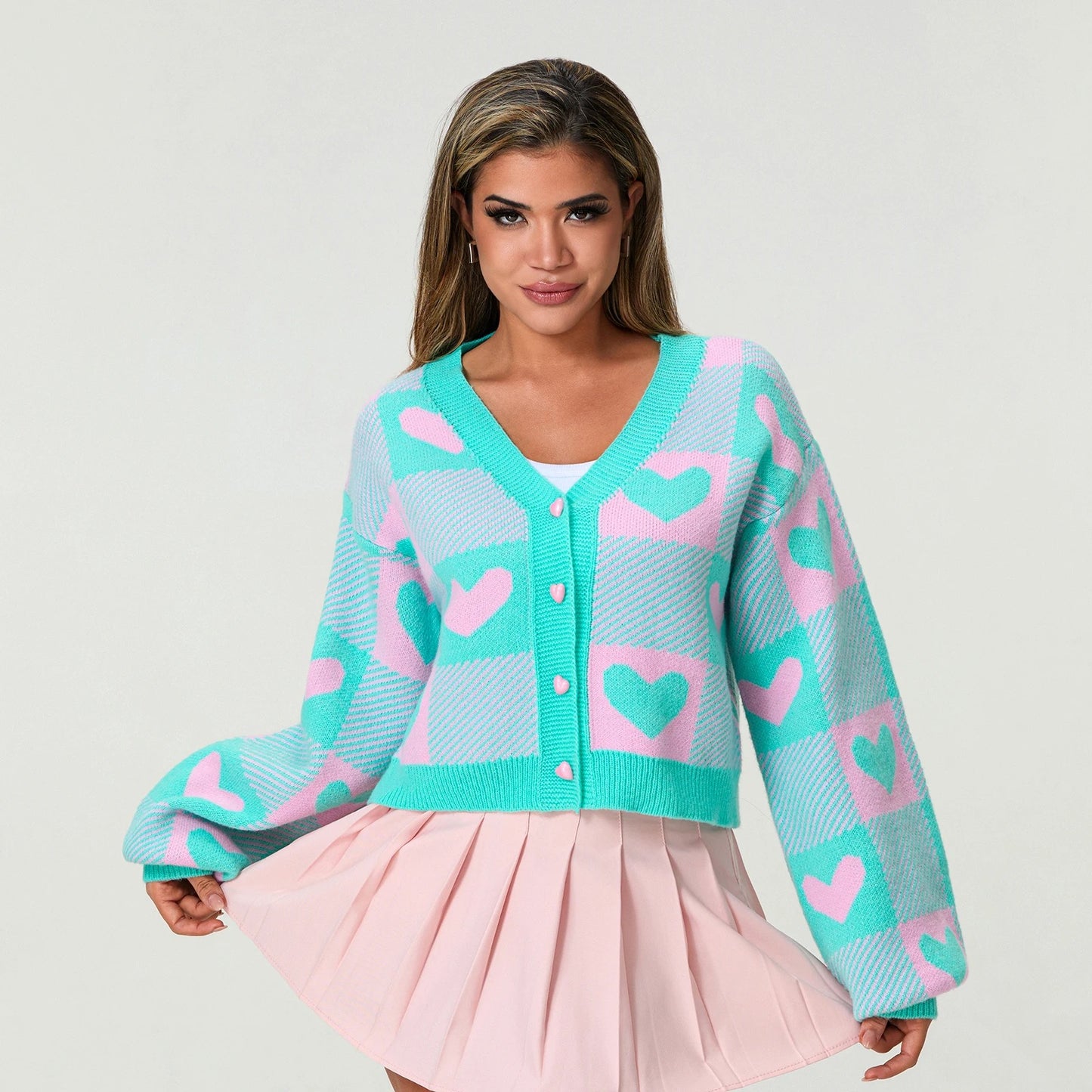 Rosyy Sweet Heart Cardigan