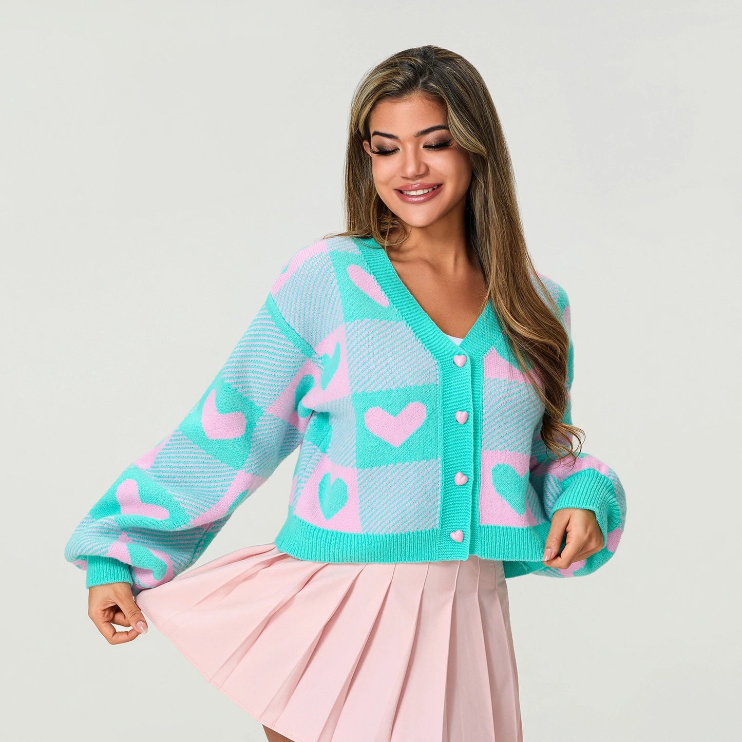 Rosyy Sweet Heart Cardigan