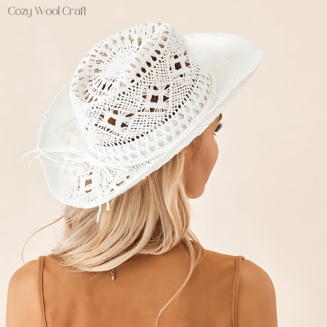 Averyy's Cowgirl Strohhut - Cozy Wool Craft