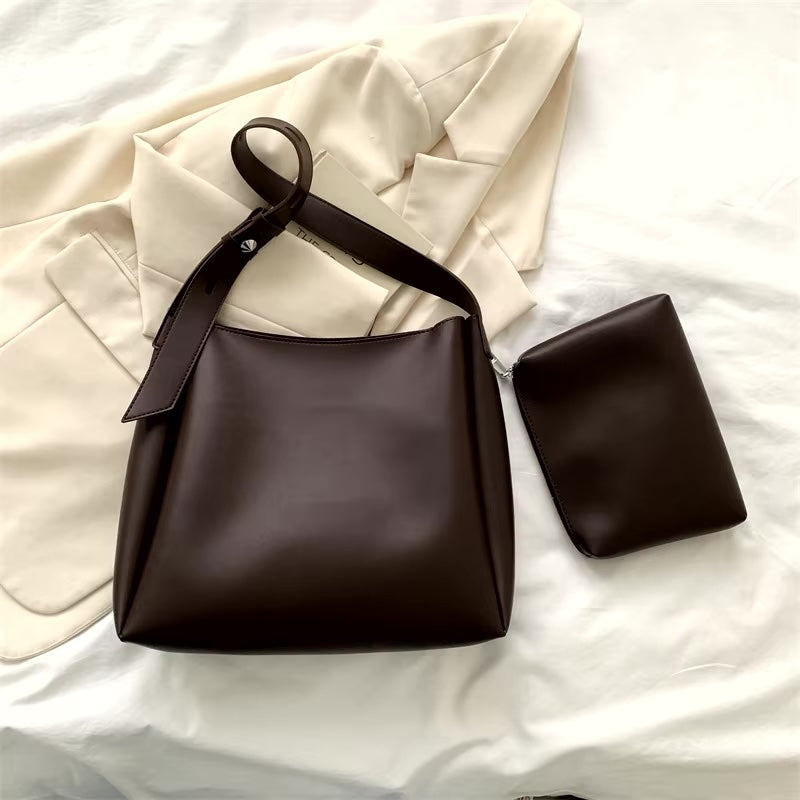 Softyy Leather Shopper Bag