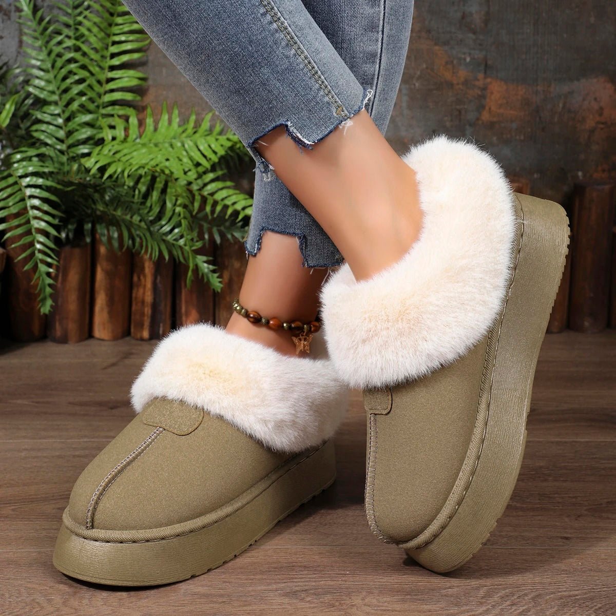 Furryy Fluff Slipper - Cozy Wool Craft