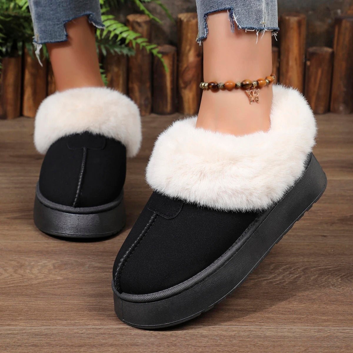 Furryy Fluff Slipper - Cozy Wool Craft