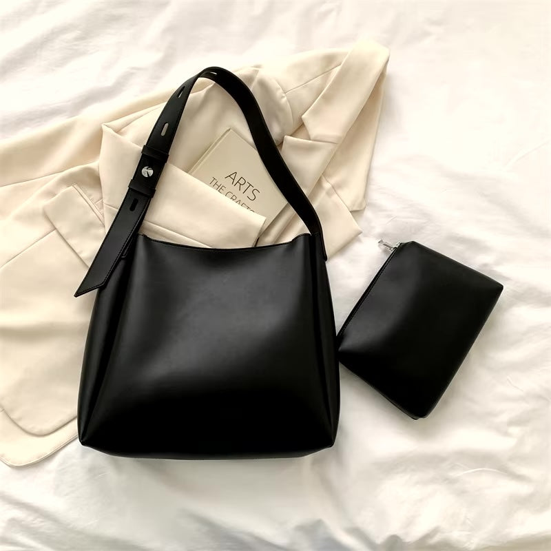 Softyy Leather Shopper Bag