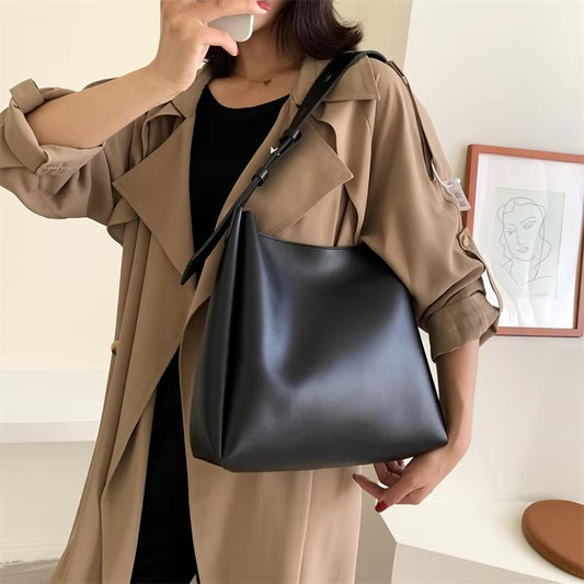 Softyy Leather Shopper Bag