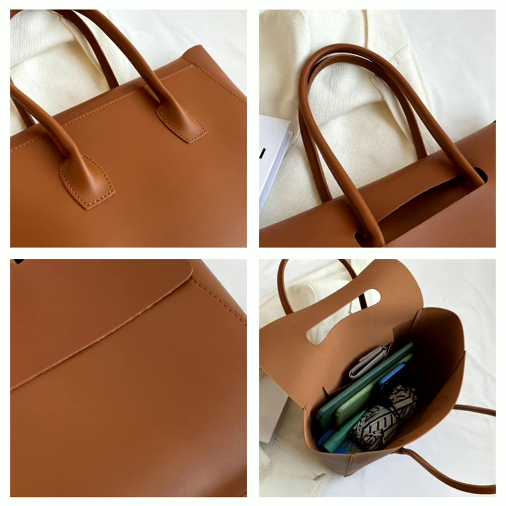 Slaggyy Leather Shopper Bag