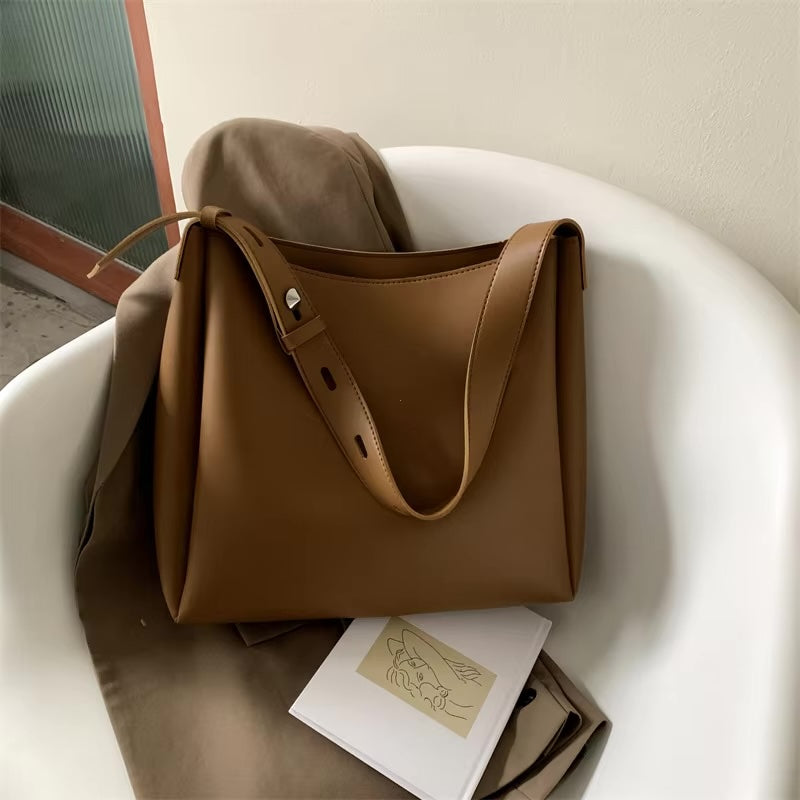 Softyy Leather Shopper Bag